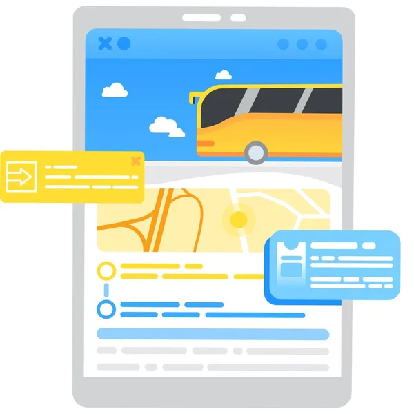 Ícone aplicativo rastreador móvel obter informações de transporte —  Vetores de Stock