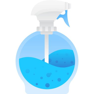 Sprey şişe vektör düz simge sprey kabı