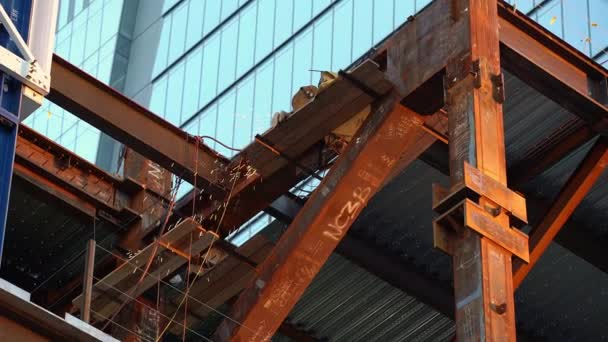 맨해튼 2019 Nyc 허드슨 야드에서 구조물의 — 비디오