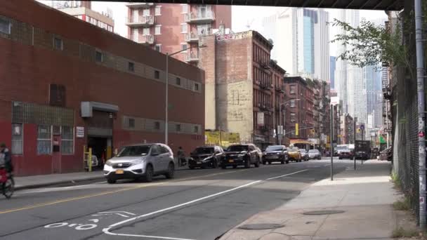 Manhattan New York États Unis Octobre 2019 Route Centre Ville — Video