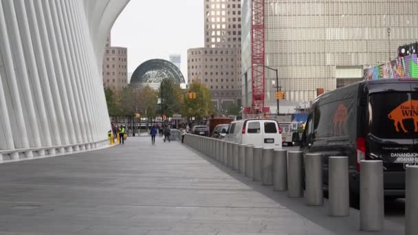 Manhattan Nowy Jork Usa Października 2019 World Trade Center Drapacze — Wideo stockowe