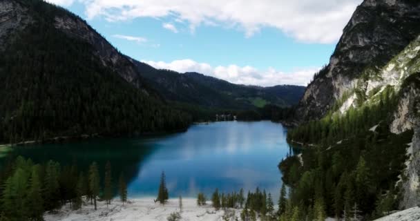 Luftsee Den Alpen Outdoor Abenteuer Der Natur Schöne Landschaft Den — Stockvideo