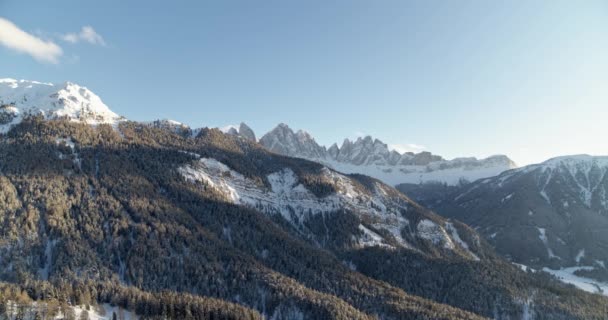 Letecká Horská Krajina Koncept Regenerace Dobíjení Venku Náročném Každodenním Životě — Stock video