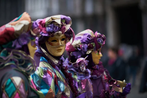 Venice Italy February 2016 Carnival Costumes Venetian Carnival Celebrations Royalty Free Stock Photos