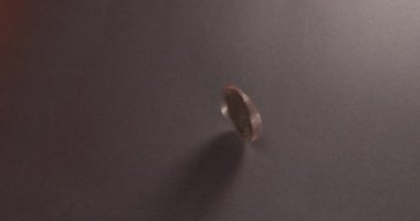 Dönen Yarım Dolar. Amerika 'dan yarım dolar. Elli sent para.