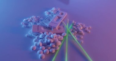 Aplikatörlü hızlı Covid testi, ilaç ve ilacın üstüne antijen Covid-19 testi. Coronavirus PCR test sistemi.