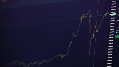 Şifre Para Birimi Bitcoin 'in Mum Çizelgesi. BTC Para Birimi 'nin değer değişimi. Varlıklar ve Stoklar Satılıyor ve Satılıyor