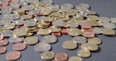 Avrupa Sikkeleri 'nin üzerinde bir sürü değişik madeni para var. Avrupa Finans Sistemi