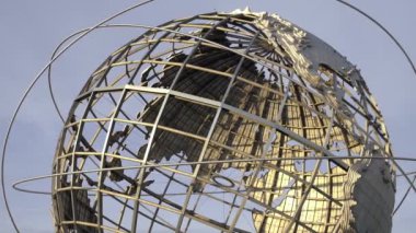 Queens, New York 'taki Flushing Meadows parkında Unisphere Globe