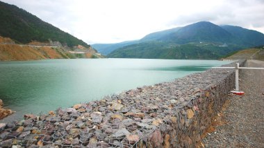 Gürcistan ve Türkiye 2017 motosiklet gezisi panoramik manzara ve kasaba manzarası 