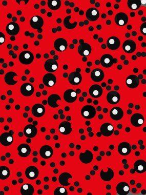 Soyut modern retro tasarım çizimleri 