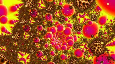 Fraktallar, farklı ölçeklerde kendine benzeyen sonsuz derecede karmaşık kalıplardır. Mandelbrot 'un video döngüsü özenle hazırlanmış bir sonsuz karmaşıklık sergiliyor