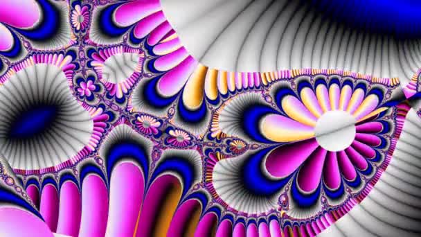 Fractals Zijn Oneindig Complexe Patronen Die Zelf Vergelijkbaar Zijn Verschillende — Stockvideo