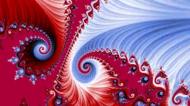 Fractals Infinitely Complex Patterns Self Similar Different Scales Video Loop — Stock Video