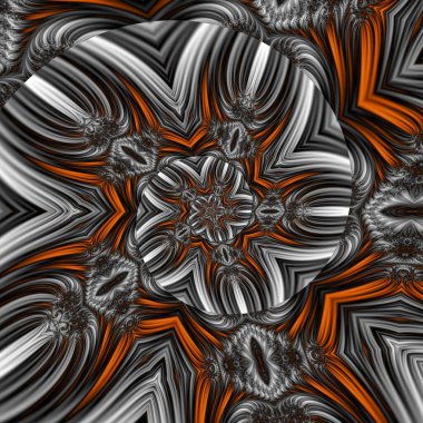 Soyut Bilgisayar Fraktal Tasarımı. Fraktal hiç bitmeyen bir desen. Fraktallar, farklı ölçeklerde kendine benzeyen sonsuz derecede karmaşık kalıplardır. Cep telefonu duvar kağıdı için harika.