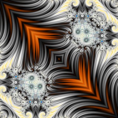 Soyut Bilgisayar Fraktal Tasarımı. Fraktal hiç bitmeyen bir desen. Fraktallar, farklı ölçeklerde kendine benzeyen sonsuz derecede karmaşık kalıplardır. Cep telefonu duvar kağıdı için harika.