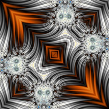 Soyut Bilgisayar Fraktal Tasarımı. Fraktal hiç bitmeyen bir desen. Fraktallar, farklı ölçeklerde kendine benzeyen sonsuz derecede karmaşık kalıplardır. Cep telefonu duvar kağıdı için harika.