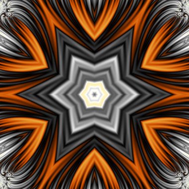 Soyut Bilgisayar Fraktal Tasarımı. Fraktal hiç bitmeyen bir desen. Fraktallar, farklı ölçeklerde kendine benzeyen sonsuz derecede karmaşık kalıplardır. Cep telefonu duvar kağıdı için harika.