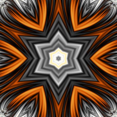 Soyut Bilgisayar Fraktal Tasarımı. Fraktal hiç bitmeyen bir desen. Fraktallar, farklı ölçeklerde kendine benzeyen sonsuz derecede karmaşık kalıplardır. Cep telefonu duvar kağıdı için harika.