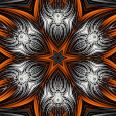 Soyut Bilgisayar Fraktal Tasarımı. Fraktal hiç bitmeyen bir desen. Fraktallar, farklı ölçeklerde kendine benzeyen sonsuz derecede karmaşık kalıplardır. Cep telefonu duvar kağıdı için harika.