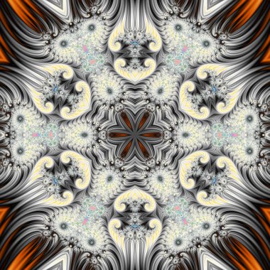 Soyut Bilgisayar Fraktal Tasarımı. Fraktal hiç bitmeyen bir desen. Fraktallar, farklı ölçeklerde kendine benzeyen sonsuz derecede karmaşık kalıplardır. Cep telefonu duvar kağıdı için harika.