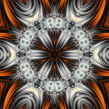 Soyut Bilgisayar Fraktal Tasarımı. Fraktal hiç bitmeyen bir desen. Fraktallar, farklı ölçeklerde kendine benzeyen sonsuz derecede karmaşık kalıplardır. Cep telefonu duvar kağıdı için harika.