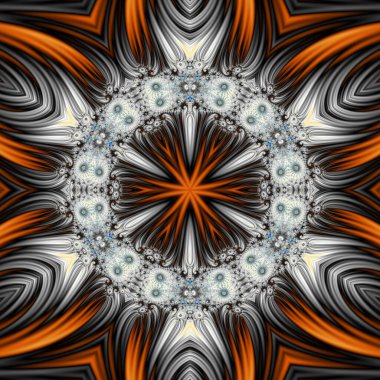 Soyut Bilgisayar Fraktal Tasarımı. Fraktal hiç bitmeyen bir desen. Fraktallar, farklı ölçeklerde kendine benzeyen sonsuz derecede karmaşık kalıplardır. Cep telefonu duvar kağıdı için harika.