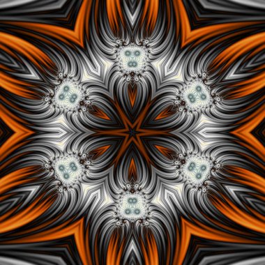 Soyut Bilgisayar Fraktal Tasarımı. Fraktal hiç bitmeyen bir desen. Fraktallar, farklı ölçeklerde kendine benzeyen sonsuz derecede karmaşık kalıplardır. Cep telefonu duvar kağıdı için harika.