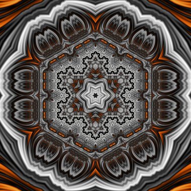 Soyut Bilgisayar Fraktal Tasarımı. Fraktal hiç bitmeyen bir desen. Fraktallar, farklı ölçeklerde kendine benzeyen sonsuz derecede karmaşık kalıplardır. Cep telefonu duvar kağıdı için harika.