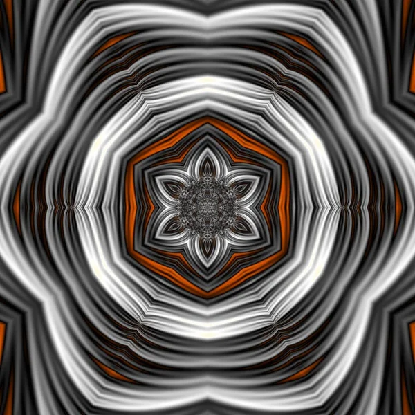 Abstract Computer Generated Fractal Design Fractal Never Ending Pattern Fractals — Stock Photo, Image