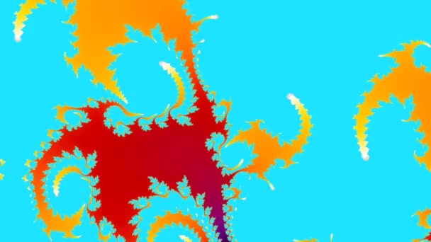 Fraktale Sind Unendlich Komplexe Muster Die Sich Auf Verschiedenen Skalen — Stockvideo