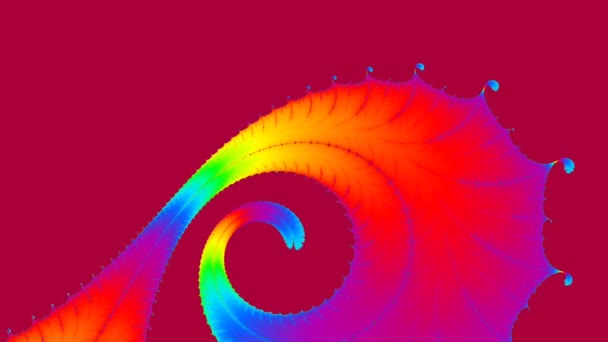 Fractals Infinitely Complex Patterns Self Similar Different Scales Video Loop — Stock Video