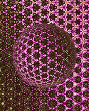 Soyut Bilgisayar Fraktal Tasarımı. Fraktal hiç bitmeyen bir desen. Fraktallar, farklı ölçeklerde kendine benzeyen sonsuz derecede karmaşık kalıplardır. Cep telefonu duvar kağıdı için harika.