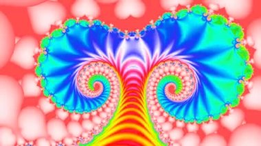 Soyut Bilgisayar Fraktal Tasarımı. Fraktal hiç bitmeyen bir desen. Fraktallar, farklı ölçeklerde kendine benzeyen sonsuz derecede karmaşık kalıplardır. Cep telefonu duvar kağıdı için harika.