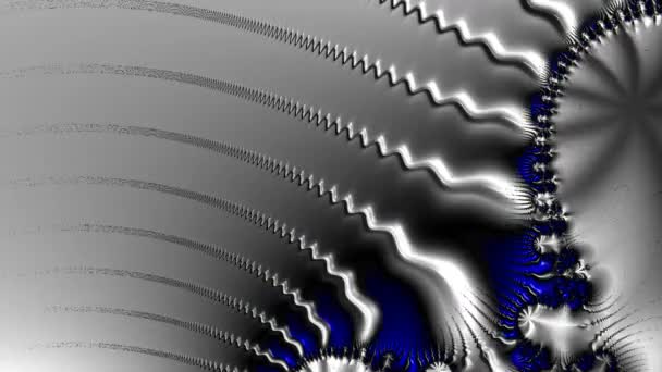 Abstract Computer Generated Fractal Design Fractal Never Ending Pattern Fractals — Stock Video