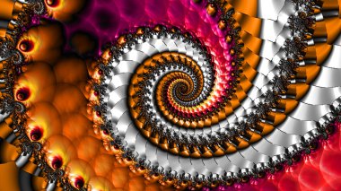 Soyut Bilgisayar Fraktal Tasarımı. Fraktal hiç bitmeyen bir desen. Fraktallar, farklı ölçeklerde kendine benzeyen sonsuz derecede karmaşık kalıplardır. Cep telefonu duvar kağıdı için harika.