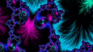 Soyut Bilgisayar Fraktal Tasarımı. Fraktal hiç bitmeyen bir desen. Fraktallar, farklı ölçeklerde kendine benzeyen sonsuz derecede karmaşık kalıplardır. Cep telefonu duvar kağıdı için harika.