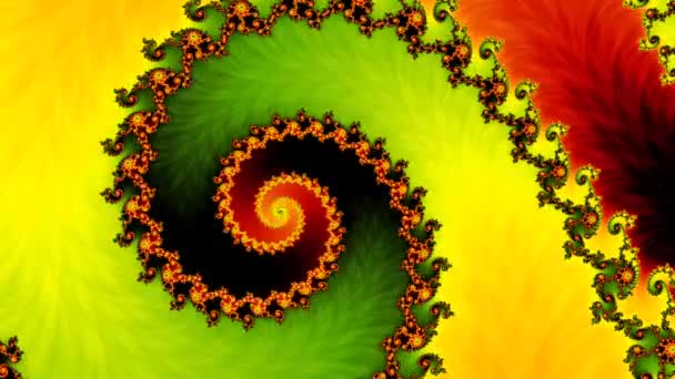 Abstract Computer Generated Fractal Design Fractal Padrão Interminável Fractais São — Vídeo de Stock