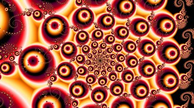 Soyut Bilgisayar Fraktal Tasarımı. Fraktal hiç bitmeyen bir desen. Fraktallar, farklı ölçeklerde kendine benzeyen sonsuz derecede karmaşık kalıplardır. Cep telefonu duvar kağıdı için harika.