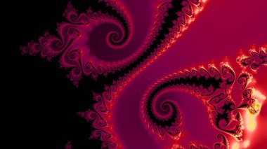 Soyut Bilgisayar Fraktal Tasarımı. Fraktal hiç bitmeyen bir desen. Fraktallar, farklı ölçeklerde kendine benzeyen sonsuz derecede karmaşık kalıplardır. Cep telefonu duvar kağıdı için harika.