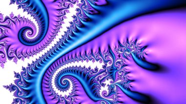 Soyut Bilgisayar Fraktal Tasarımı. Fraktal hiç bitmeyen bir desen. Fraktallar, farklı ölçeklerde kendine benzeyen sonsuz derecede karmaşık kalıplardır. Cep telefonu duvar kağıdı için harika.