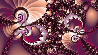 Soyut Bilgisayar Fraktal Tasarımı. Fraktal hiç bitmeyen bir desen. Fraktallar, farklı ölçeklerde kendine benzeyen sonsuz derecede karmaşık kalıplardır. Cep telefonu duvar kağıdı için harika.