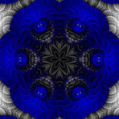 Soyut Bilgisayar Fraktal Tasarımı. Fraktal hiç bitmeyen bir desen. Fraktallar, farklı ölçeklerde kendine benzeyen sonsuz derecede karmaşık kalıplardır. Cep telefonu duvar kağıdı için harika.