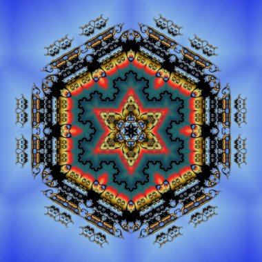 Soyut Bilgisayar Fraktal Tasarımı. Fraktal hiç bitmeyen bir desen. Fraktallar, farklı ölçeklerde kendine benzeyen sonsuz derecede karmaşık kalıplardır. Cep telefonu duvar kağıdı için harika.