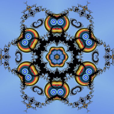 Soyut Bilgisayar Fraktal Tasarımı. Fraktal hiç bitmeyen bir desen. Fraktallar, farklı ölçeklerde kendine benzeyen sonsuz derecede karmaşık kalıplardır. Cep telefonu duvar kağıdı için harika.