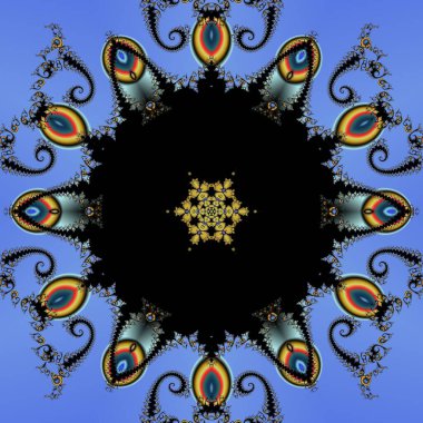 Soyut Bilgisayar Fraktal Tasarımı. Fraktal hiç bitmeyen bir desen. Fraktallar, farklı ölçeklerde kendine benzeyen sonsuz derecede karmaşık kalıplardır. Cep telefonu duvar kağıdı için harika.