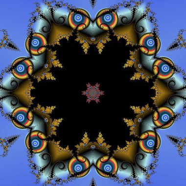 Soyut Bilgisayar Fraktal Tasarımı. Fraktal hiç bitmeyen bir desen. Fraktallar, farklı ölçeklerde kendine benzeyen sonsuz derecede karmaşık kalıplardır. Cep telefonu duvar kağıdı için harika.