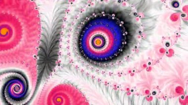 Soyut Bilgisayar Fraktal Tasarımı. Fraktal hiç bitmeyen bir desen. Fraktallar, farklı ölçeklerde kendine benzeyen sonsuz derecede karmaşık kalıplardır.