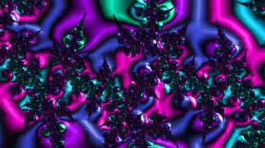 Soyut Bilgisayar Fraktal Tasarımı. Fraktal hiç bitmeyen bir desen. Fraktallar, farklı ölçeklerde kendine benzeyen sonsuz derecede karmaşık kalıplardır.