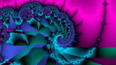 Soyut Bilgisayar Fraktal Tasarımı. Fraktal hiç bitmeyen bir desen. Fraktallar, farklı ölçeklerde kendine benzeyen sonsuz derecede karmaşık kalıplardır.